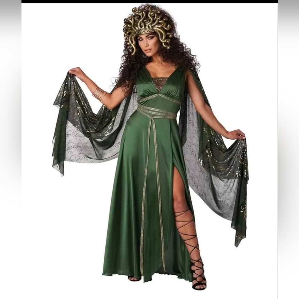 Women's Medusa Costume with Headpiece